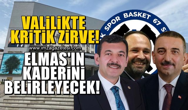 Zonguldak Valiliğinde kritik zirve! Zonguldak Spor Basket 67'nin kaderi belirlenecek...