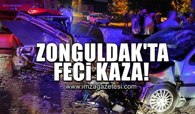 Zonguldak'ın Alaplı ilçesinde feci kaza!