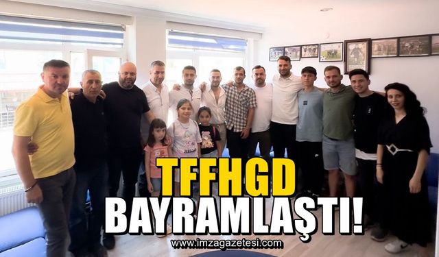 Zonguldaklı hakem ve gözlemciler bayramlaştı!