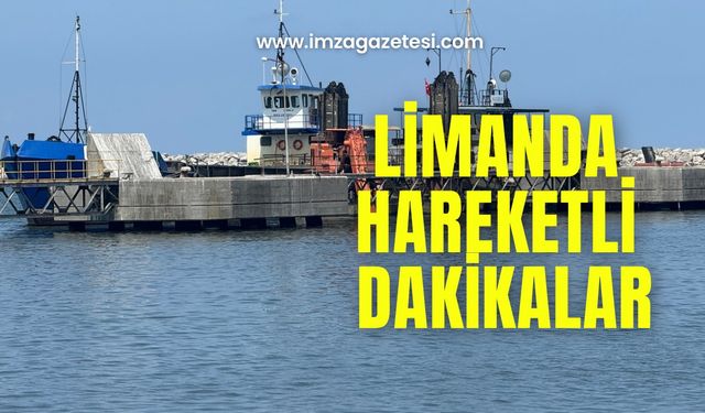 Limanda kepçe kepçe dolduruyor!