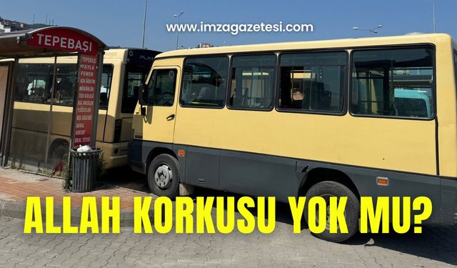 Otobüs zamlarına böyle tepki gösterdi!