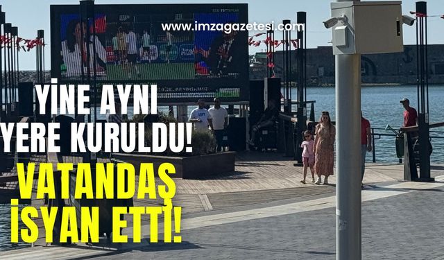 Yine aynı yere kuruldu, vatandaş tepki gösterdi!