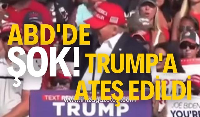 ABD'de başkan adayı Donald Trump'a suikast! Ateş edildi...