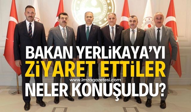 Ak Parti Zonguldak Heyeti İçişleri Bakanı Ali Yerlikaya’ya Ziyaret Etti!