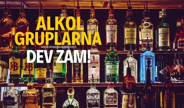 Alkol zamları devam ediyor! 4 gruba dev zam….