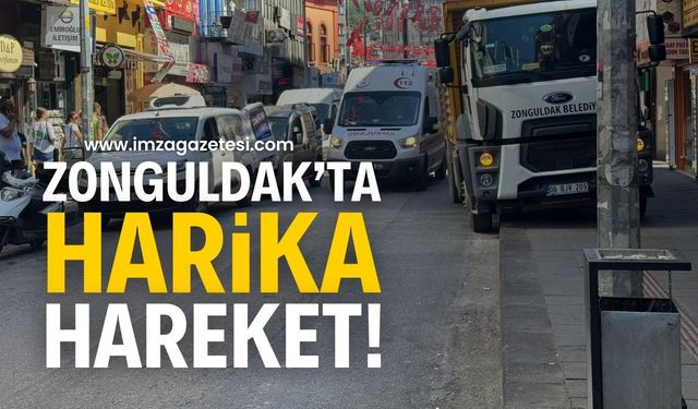 Ambulansa Bakın Nasıl Yol Verdi! Zonguldak’ta Örnek Davranış