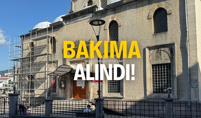 Aziziye camii bakıma alındı!