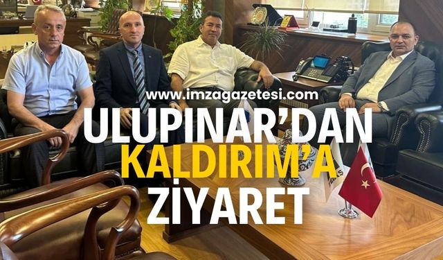 Başkan Ulupınar’dan TEİAŞ Genel Müdürü Kaldırım’a Ziyaret...