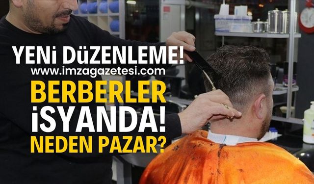 Berber ve Kuaförlerin Pazar Günleri Kapalı Olmasına Esnaf Tepkili