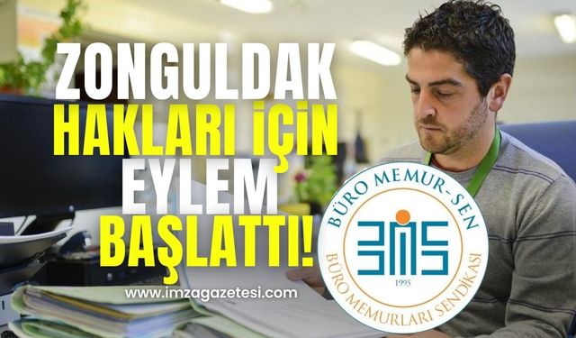 Büro Memur-Sen Zonguldak Şubesi, Kamu Çalışanları Hakları İçin Eylem Başlattı!