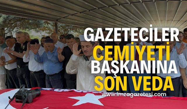 Gazeteciler Cemiyeti Başkanı Cihat Tutkun'a son veda...