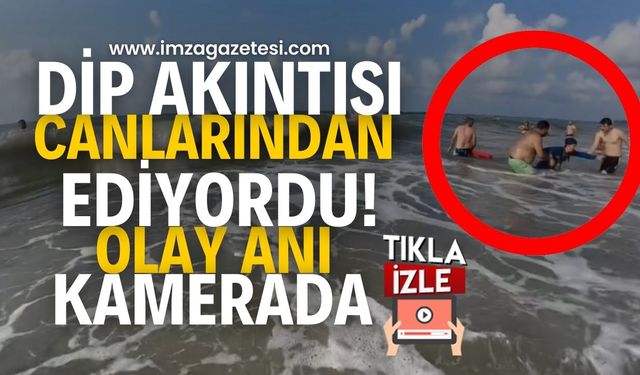 Dalgalı Denizde Boğulma Vakası! Olay Anları Kamerada!