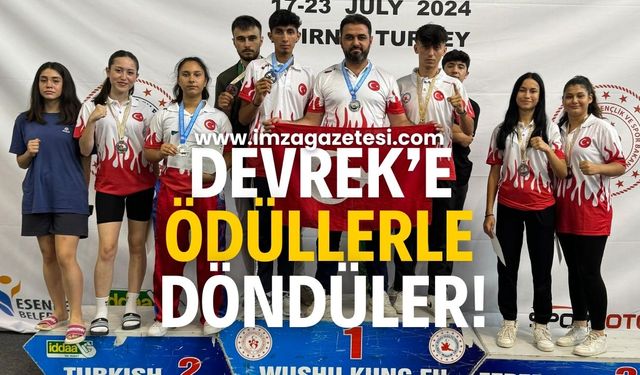 Devrekli Kung Fu Sporcuları Edirne'den Ödüllerle Döndü