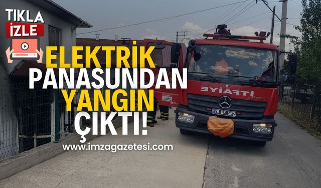 Elektrik Panosundan Yangın Çıktı!