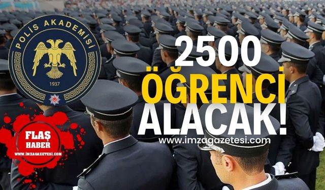 Emniyet Genel Müdürlüğü PMYO’ya 2.500 Öğrenci Alacak!