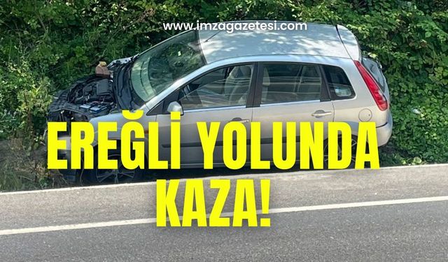 Zonguldak-Ereğli yolunda kaza!