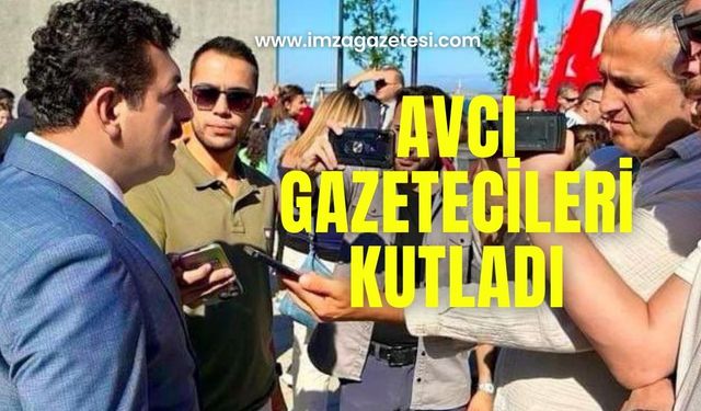 Milletvekili Avcı gazetecileri kutladı!