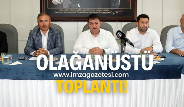 GMİS'ten olağanüstü toplantı!