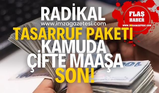 Kamuda çifte maaşa son! Hatipoğlu'dan radikal tasarruf paketi