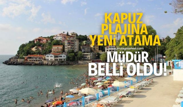 Kapuz plajına yeni atama! Tesis müdürü oldu