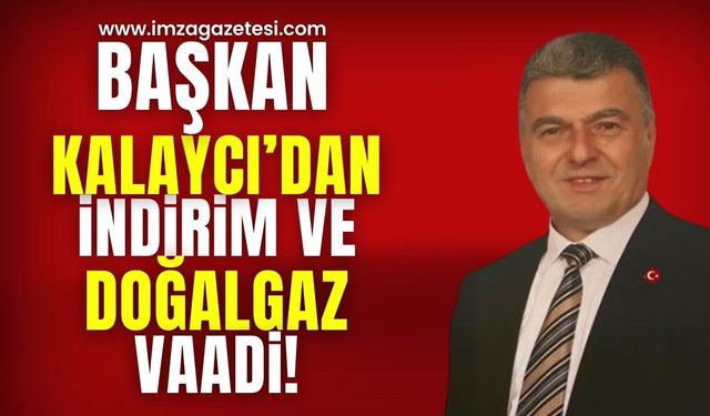 Karaman Belediye Başkanı Mustafa Kalaycı'dan "Su İndirimi ve Doğalgaz" Vaadi!