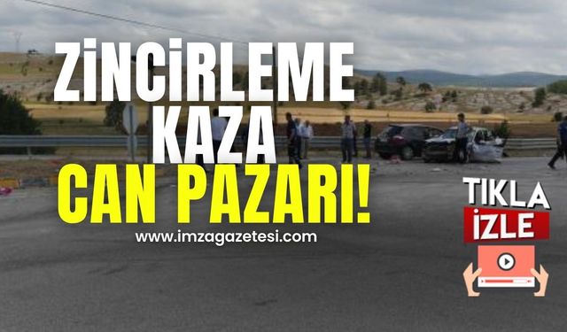 Kastamonu’da can pazarı! Zincirleme kaza