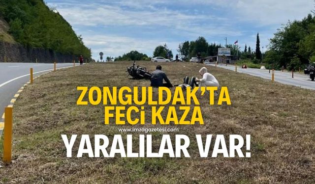 Kdz.Ereğli'de feci kaza! 2 yaralı