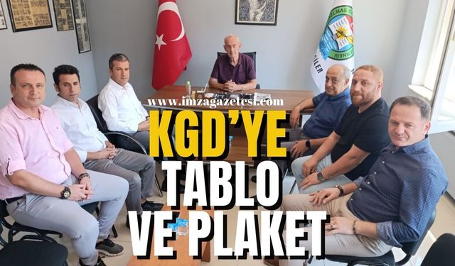 KGD'ye tablo ve plaket!