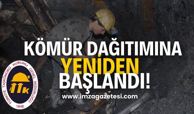 Kömür dağıtımına yeniden başlandı!