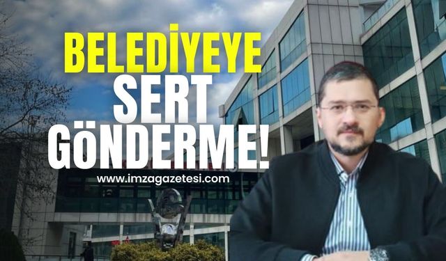 Ak Parti Kozlu İlçe Başkanı Ali Duyar'dan belediyeye gönderme...