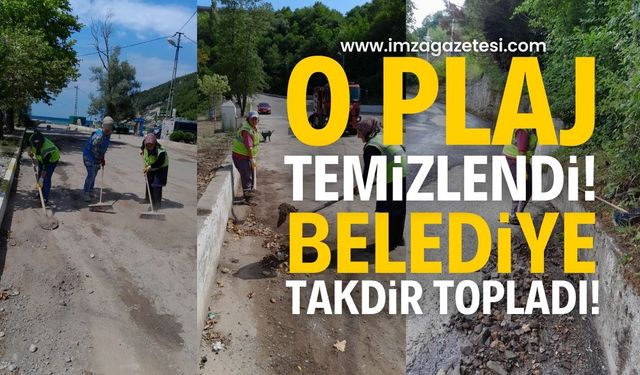 Kozlu Belediyesi Temizlik Çalışmalarına Başladı: Değirmenağzı Plajı Yeniden Düzenleniyor