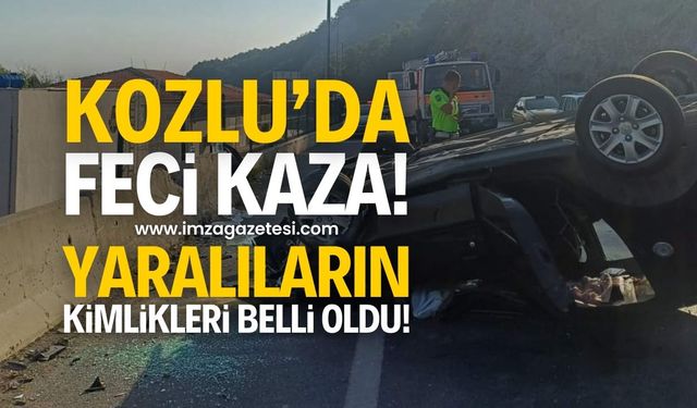 Kozlu'da Meydana Gelen Trafik Kazası: Yaralananların Kimlikleri Ortaya Çıktı