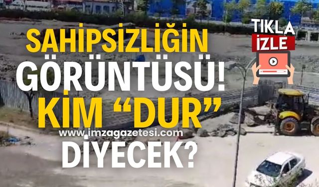 Lavuar alanında "Sahipsizliğin" görüntüsü! Kim dur diyecek?