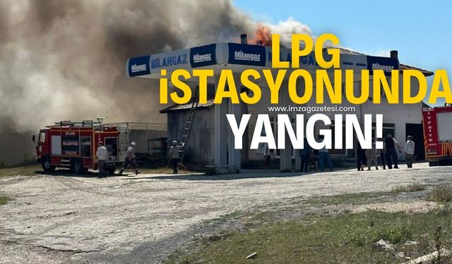 LPG istasyonunun yanındaki fırında yangın çıktı!