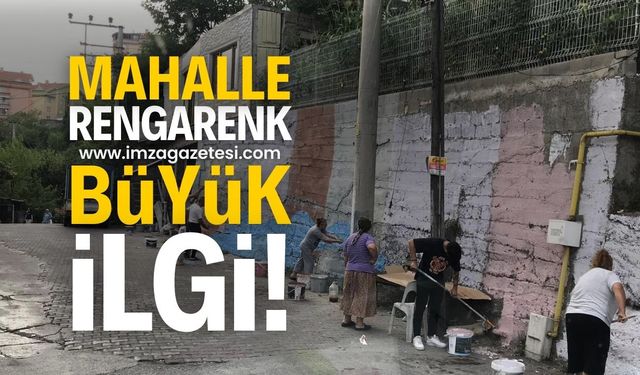 Mahalle Dayanışması: Mithatpaşa'da Duvarlara Renk Geldi