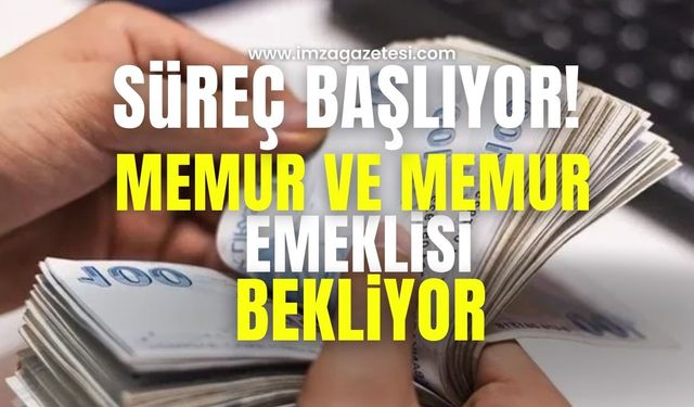 Memur ve memur emeklileri bekliyor! Maaş ödeme süreci başlıyor