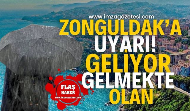 Meteorolojiden Zonguldak'a uyarı! Sıcaklıklar düşüyor!