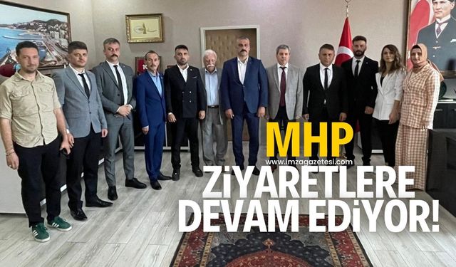 MHP, Ankara dönüşünde ziyaretlerine hız kesmeden devam ediyor!