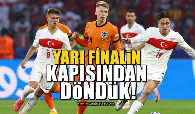 Milli Takım yarı finalin kapısından döndü!