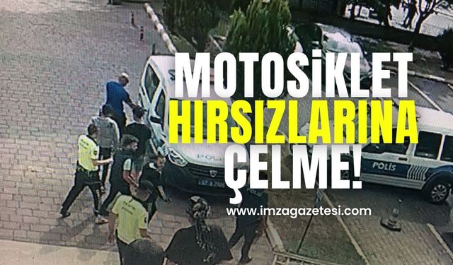 Motor hırsızlarına çelme!