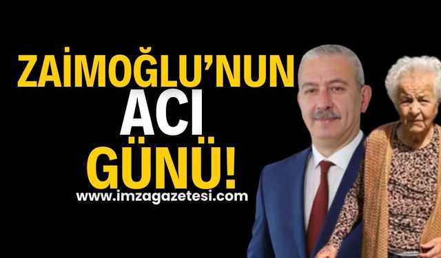 Osman Zaimoğlu'nun acı günü...