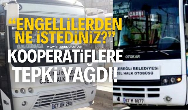 Özel Halk Otobüslerine tepki yağdı! “Engellilerden ne istediniz?”