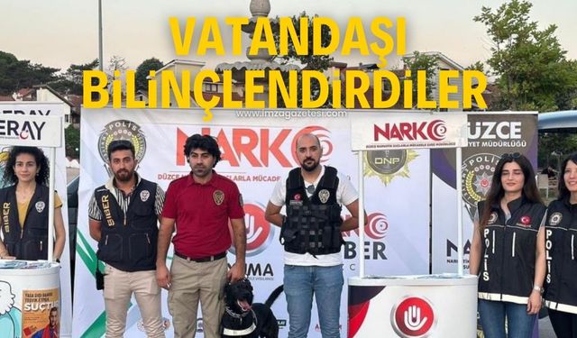 Polis, vatandaşları bilinçlendirdi!