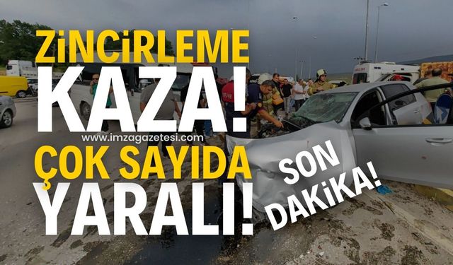 Son Dakika! Zincirleme kaza! 2'si ağır 4 yaralı!