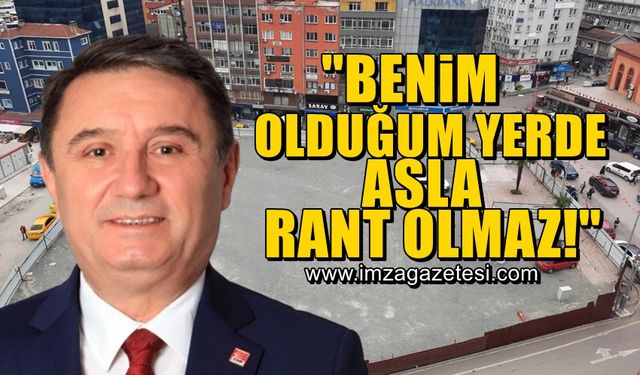 Tahsin Erdem'den çarpıcı açıklama! "Benim olduğum yerde rant asla olmaz!"