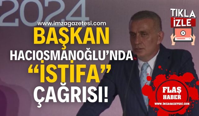 TFF Başkanı İbrahim Hacıosmanoğlu, "Yarından tezi yok istifalarını makama sunsunlar"