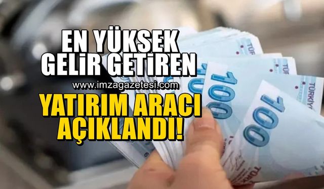 TÜİK, en çok gelir getiren yatırımı açıkladı!