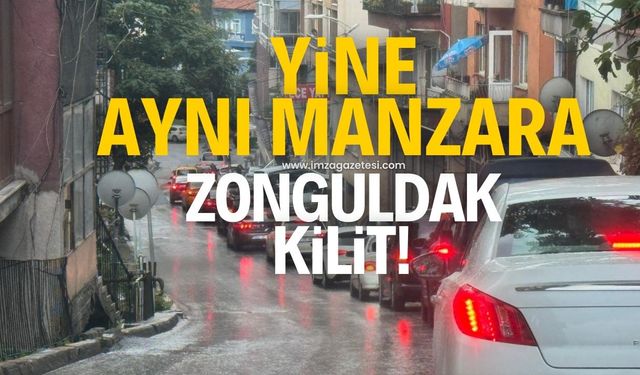 Yine aynı manzara! Zonguldak kilit