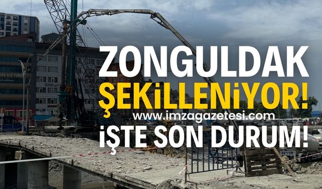 Zonguldak Dere Islah Çalışmaları Hızla Devam Ediyor