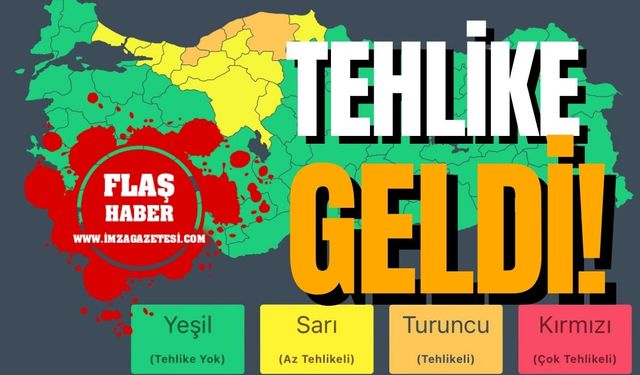 AFAD, Meteoroloji, Valiliklerin uyardığı tehlike geldi! Sel, heyelan, yıldırıma dikkat!